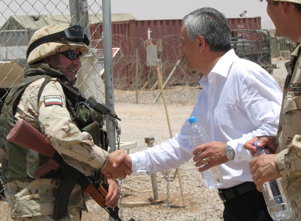Bulgarian Ambassador Attends Completion-of-Training Ceremony for Bulgarian Security Forces in Iraq