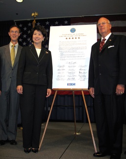 Cabinet Members Sign Statement of Support for National Guard and Reservists