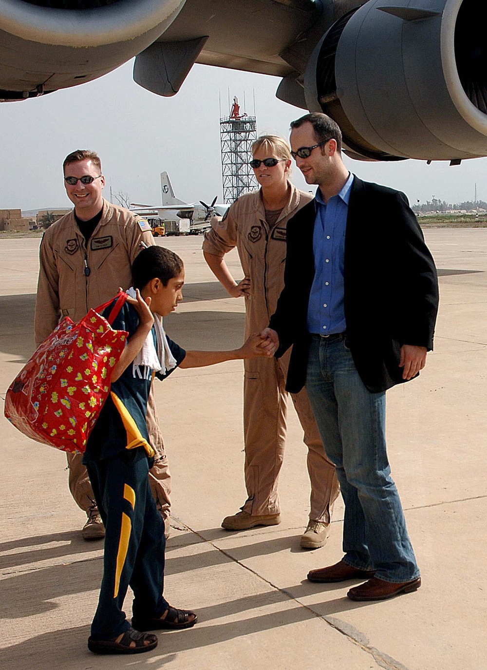 Iraqi Boy Thanks Operation Smile Volunteer After Returning Home