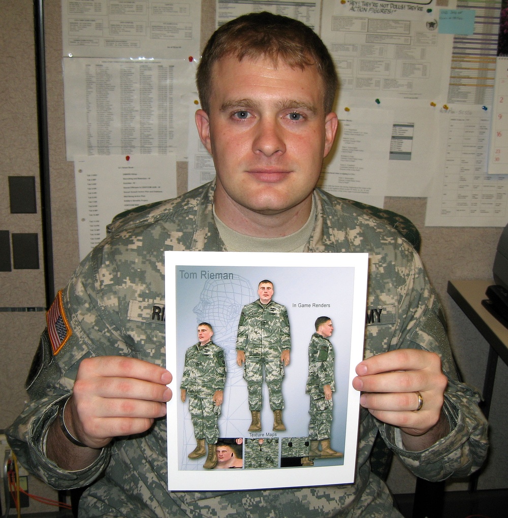 Army Sgt. Rieman Becomes 'America's Army' Video Game Character