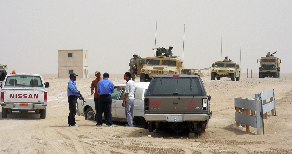 Iraqi Police, Drivers Clash at Udairi Range as U.S. Convoy Waits to Enter Village