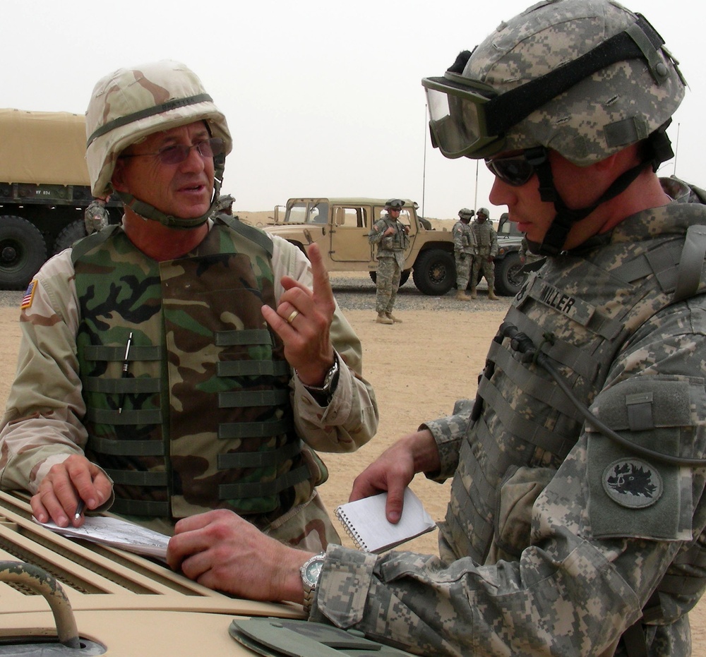 U.S. Troops Train in Kuwaiti Desert Ahead of Iraq Deployment