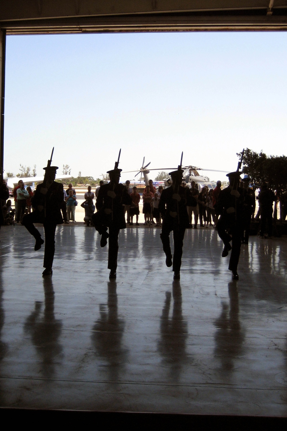 Air Force Honor Guard Dazzles Crowd at Opa Locka Airport Ceremony