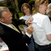 Rumsfeld Connects with Troops at Pentagon Concert