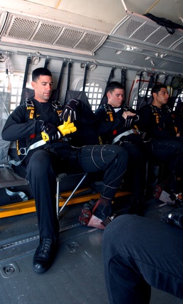 Army's Golden Knights Prepare for Air Show Jump at Fort Lauderdale Beach