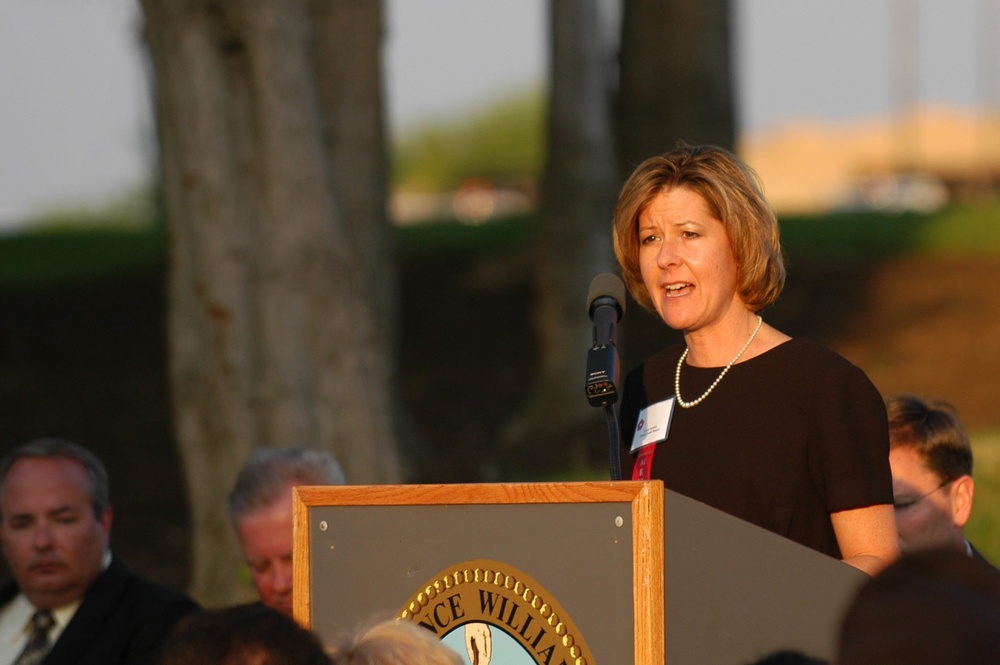 Widow Speaks at 9/11 Memorial Dedication in Virginia