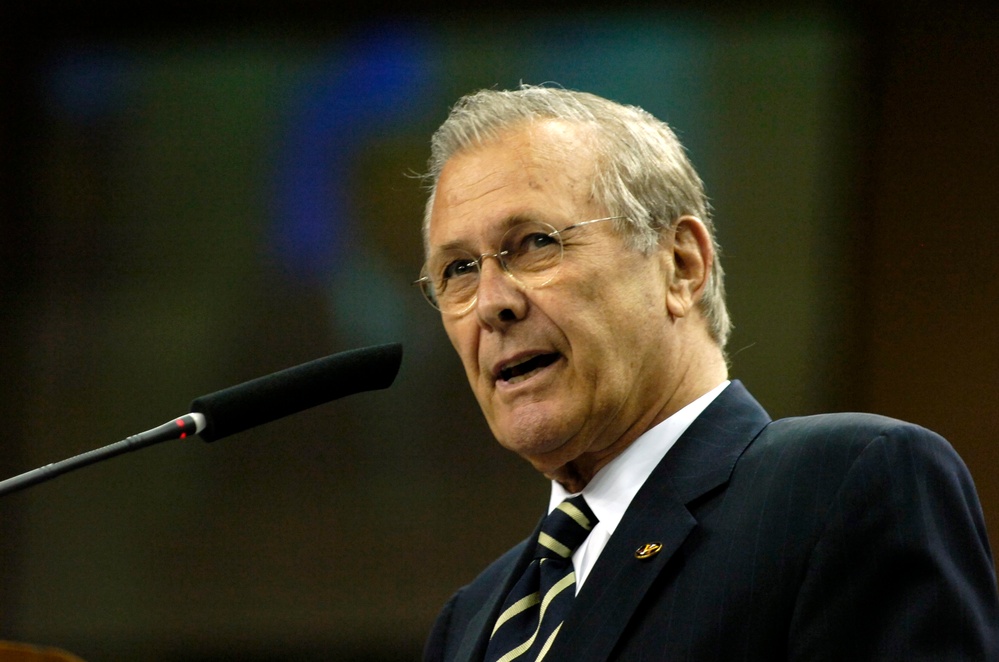 Rumsfeld Addresses Virginia Military Institute Graduates