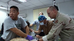 Medical Personnel Treat Patient in 'Baghdad ER' Documentary
