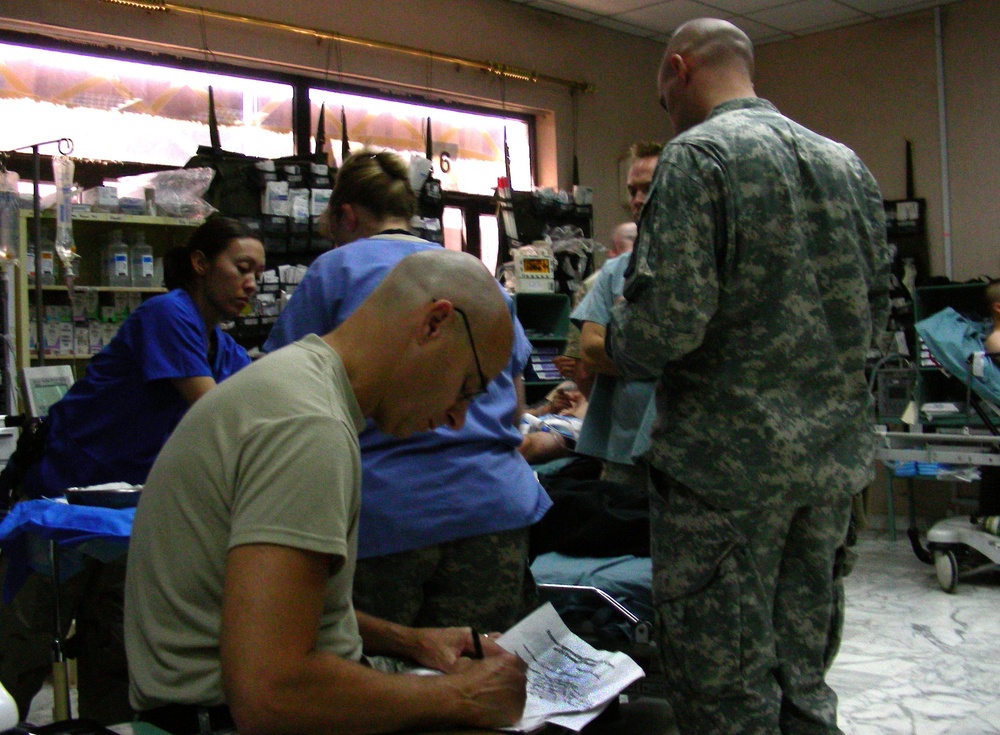 Emergency Room Doctor Leads Treatment at Baghdad Hospital