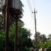 Army Capt. Holly Hanson Surveys Damaged Transformer in Iraq