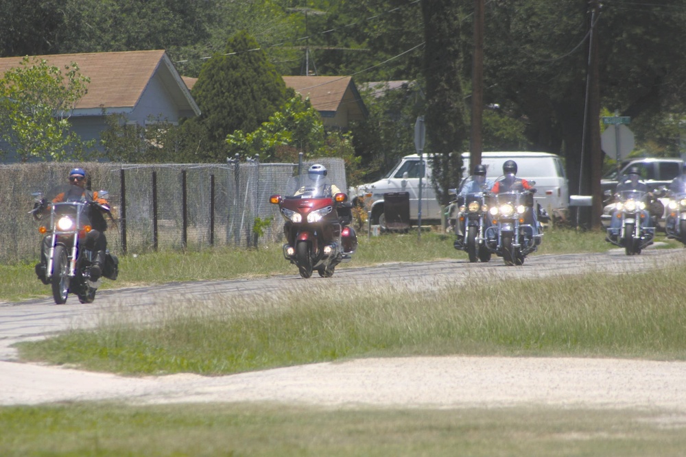 American Legion Post 593 Bikers Lead 'Ride for America's Patriots' in Texas