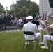 U.S. Navy Brass Quartet Performs at Purple Heart Stamp Ceremony