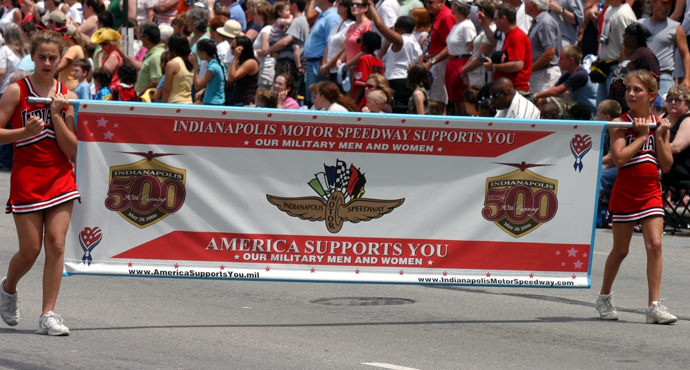 Defense Department's 'America Supports You' Program Represented at Indy 500 Festival Parade
