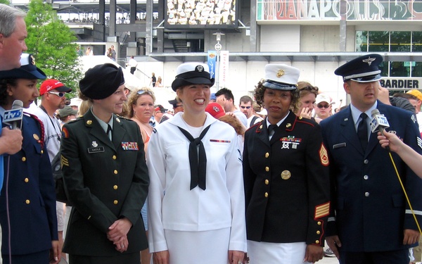 Military Service Members Discuss Indianapolis 500 Ahead of 90th Running