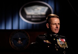 Pace Discusses Military Matters with CNN's O'Brien at Pentagon