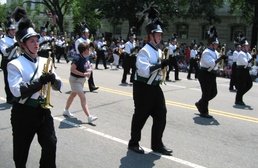 Lake Orion High School Marching Band Honors Fallen Troops in National Memorial Day Parade