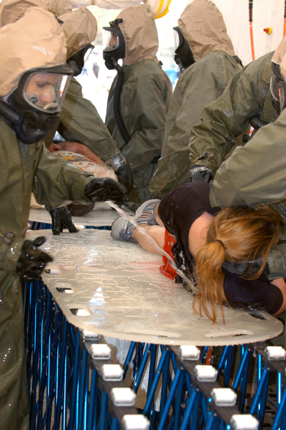 National Guard Conducts Decontamination Exercise in West Virginia