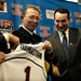USA Basketball Coach Presents Jersey to Vice Chairman of Joint Chiefs of Staff
