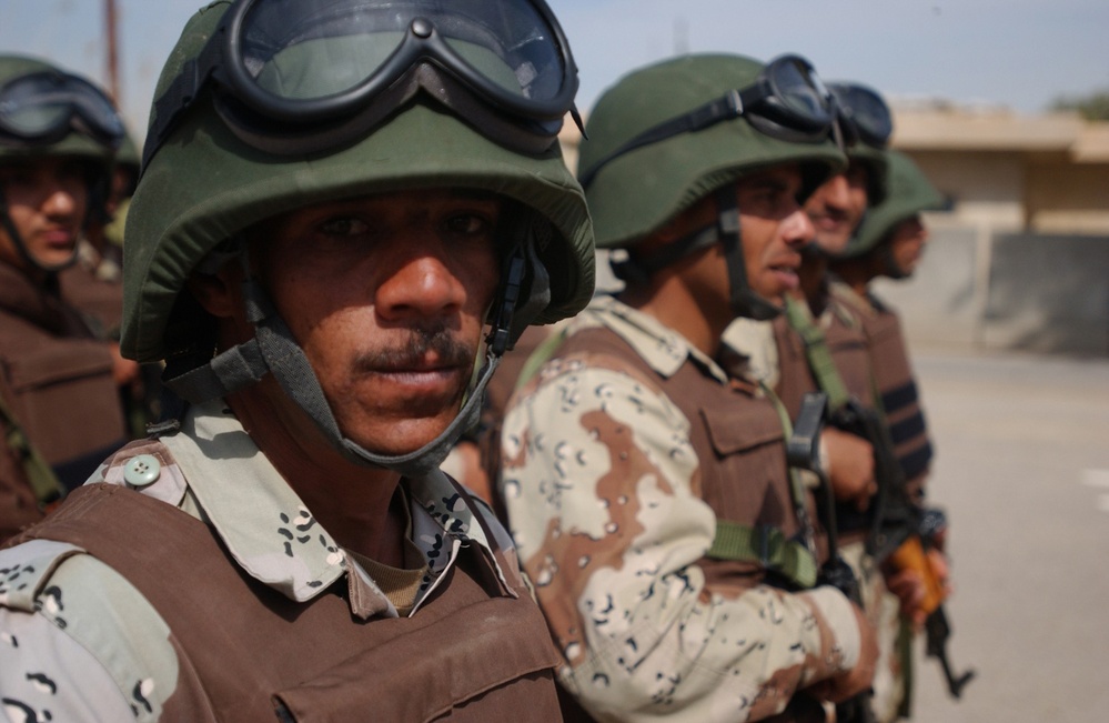 Iraqi Army Division Trains with New Up-Armored Vehicles