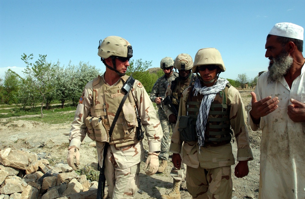 U.S. Army Officer Oversees Construction of Aqueduct in Afghanistan
