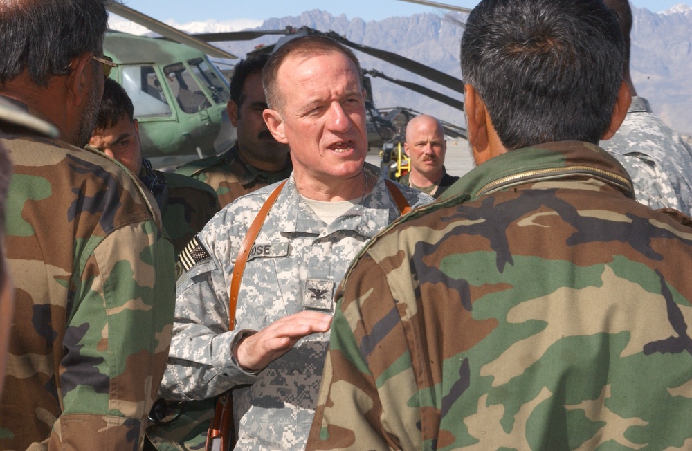 Afghan Air Corps Aviators Join Coalition Forces at Bagram Air Base