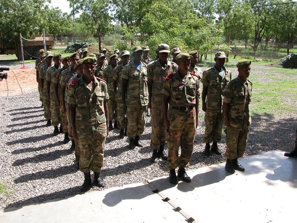 Ethiopian Soldiers Graduate from U.S.-Led Border Security Training