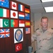 Dutch Navy Officer Stands at Coalition Intelligence Fusion Cell in Bahrain
