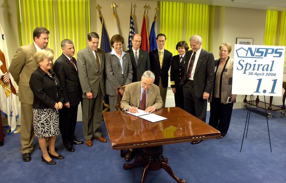 DVIDS - News - Deputy Defense Secretary Signs New Personnel System Into ...