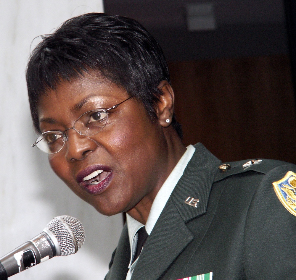 Brig. Gen. Belinda Pinckney Emphasizes Women's Capabilities at DoD Event