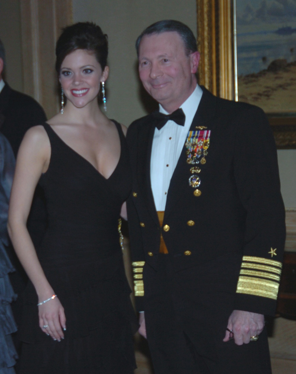 Vice Chairman of Joint Chiefs Meets Miss America 2006 at USO Dinner