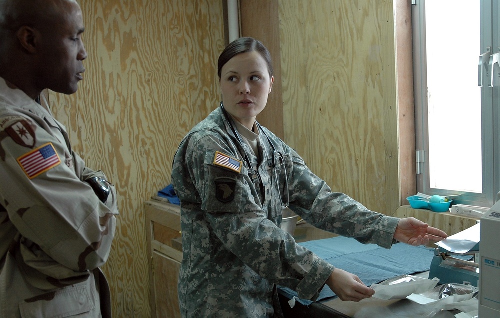 Army Dental Assistant Showcases New Medical Facility in Iraq