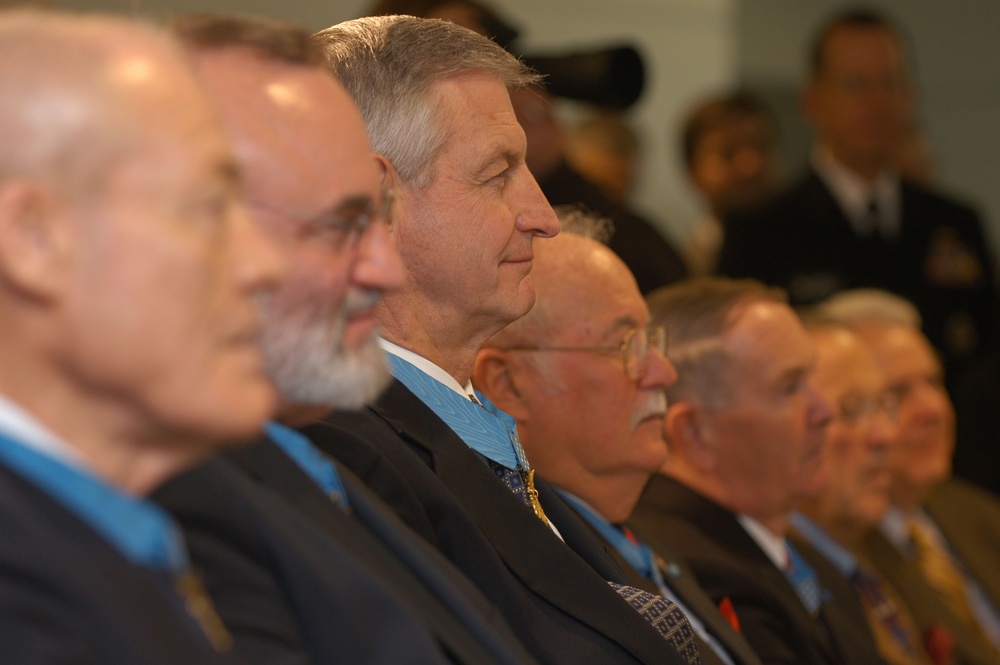 Medal of Honor Recipients Honored at &quot;Visions of Valor&quot; Exhibit Unveiling