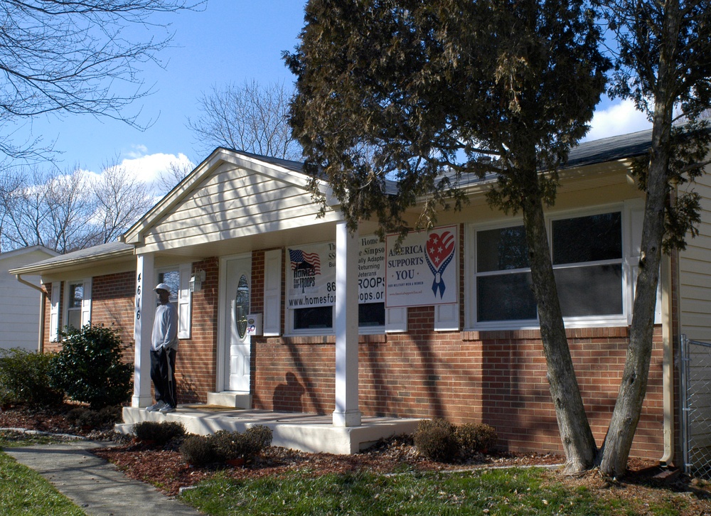 Homes for Our Troops Renovates Home for Injured Army Veteran in Woodbridge, Va.
