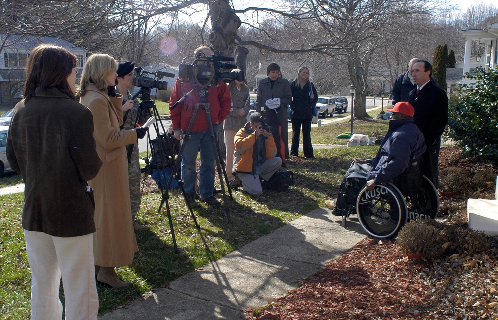 Disabled Veteran Receives Specially Adapted Home from Nonprofit