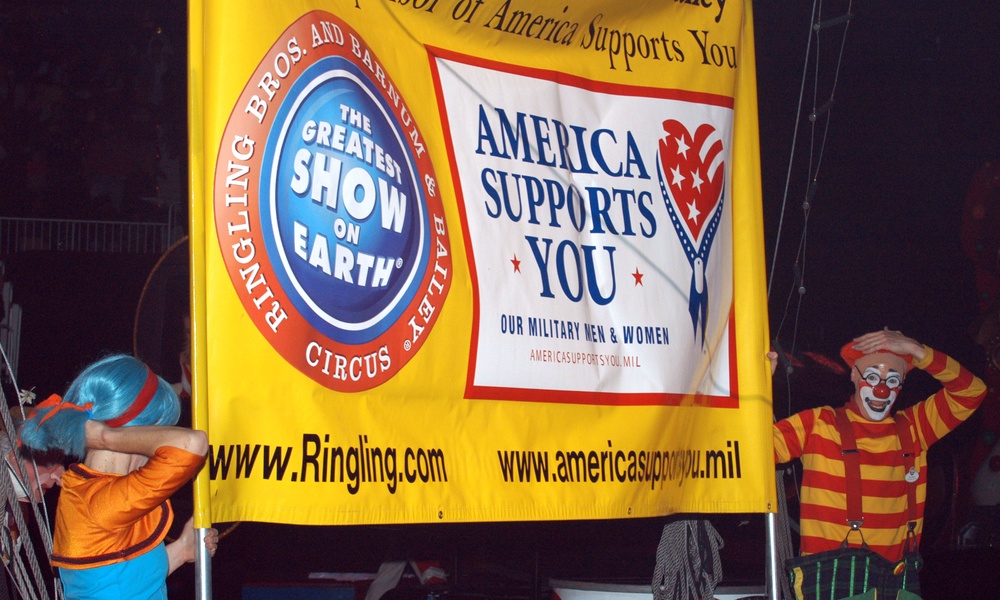 Ringling Bros. Circus Supports U.S. Troops with America Supports You Program