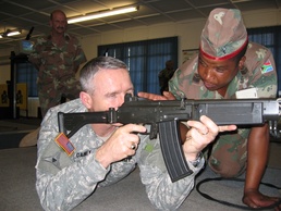 South African, U.S. Army Leaders Train on Marksmanship Fundamentals