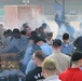 Volunteers Grill Steaks for Deployed Troops