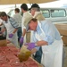 Volunteers Serve Up Patriotic Barbecue for Deployed Sailors