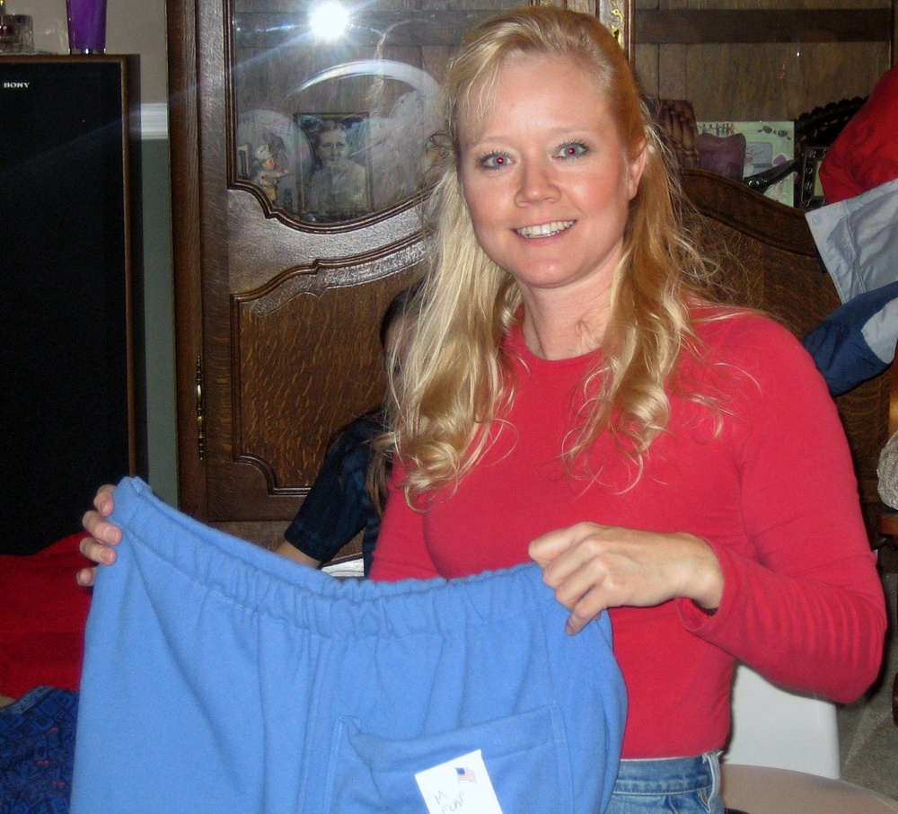 Air Force Major Modifies Clothing to Comfort Wounded Troops