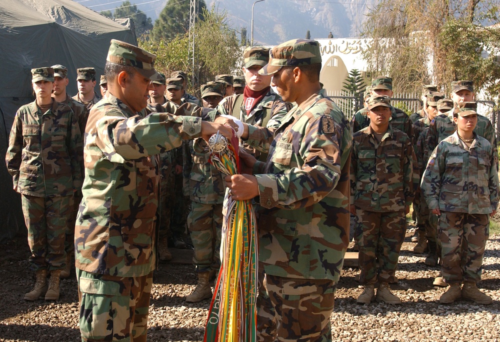 U.S. Military Transfers Mobile Hospital to Pakistani Government After Earthquake Relief Efforts
