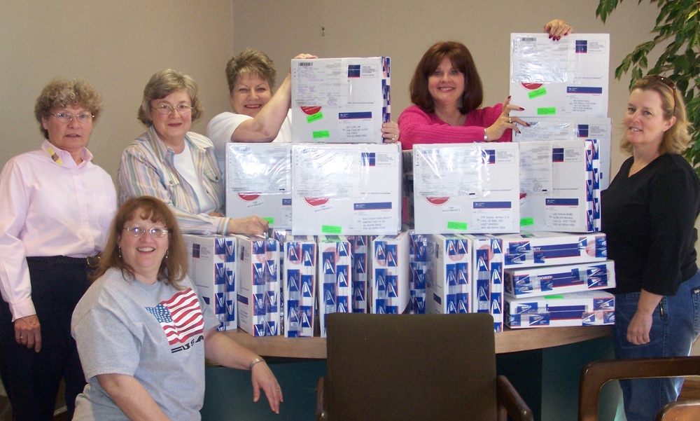 Local Women Assemble Care Packages for Deployed Troops