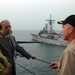 Liberian President Meets with U.S. Navy Aboard Flagship USS Mount Whitney