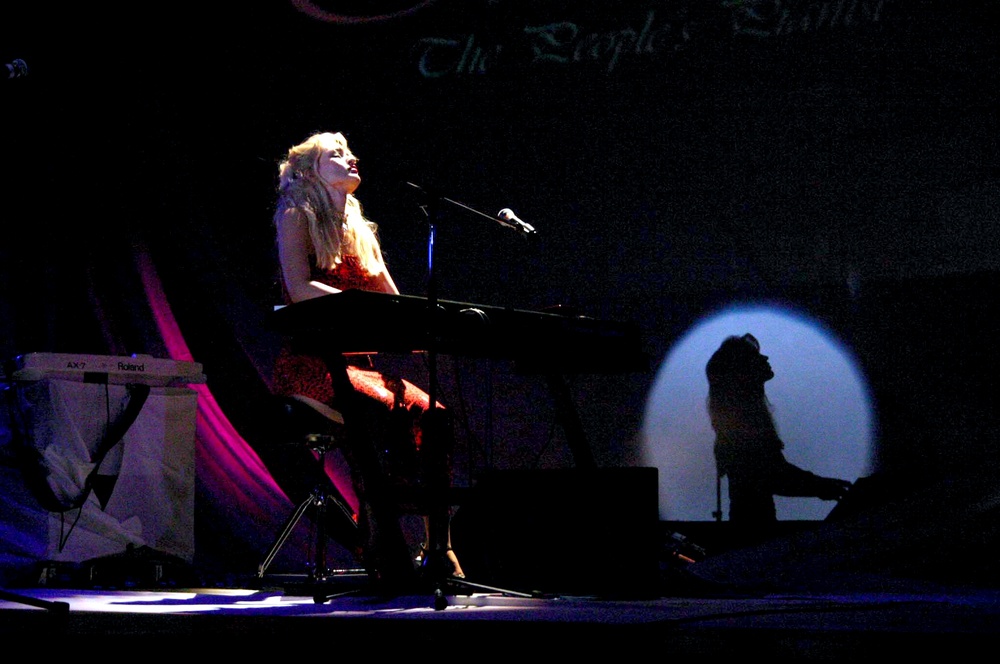 Oksana Kolesnikova Entertains U.S. Troops Overseas