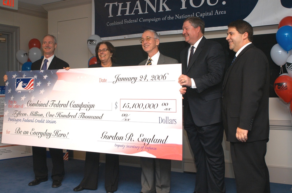 DoD Exceeds $15.1 Million Fundraising Goal for Combined Federal Campaign