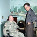 Wounded Soldier Meets Doonesbury Creator at Pentagon