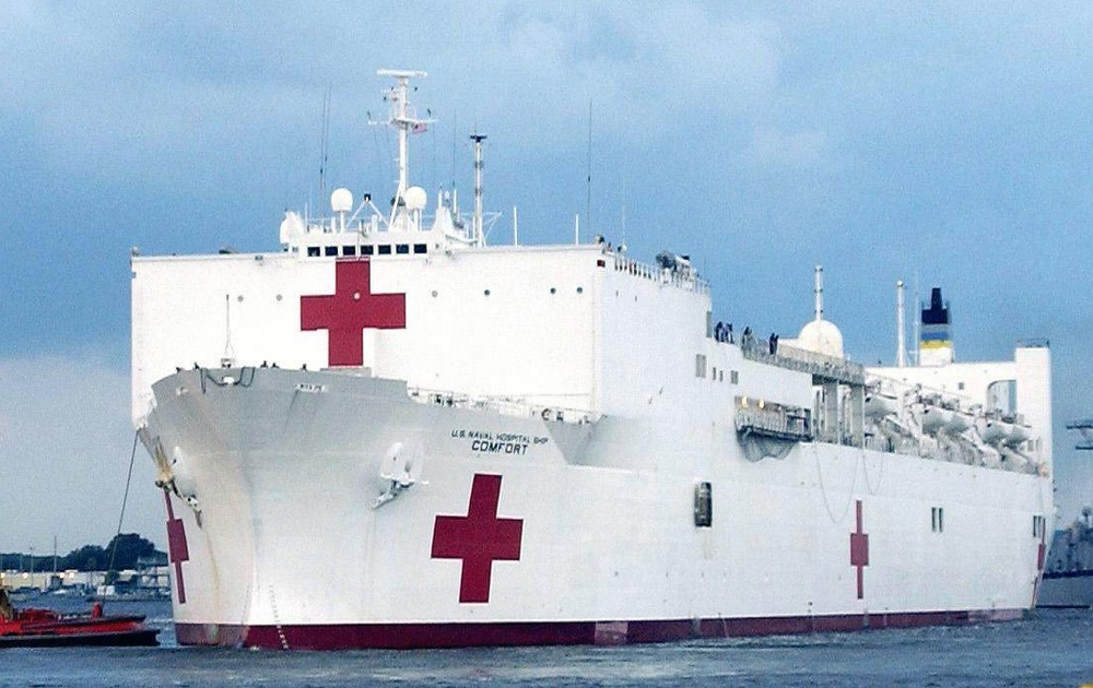 Hospital Ship Comfort Dispatched on Goodwill Mission to Caribbean, Latin America