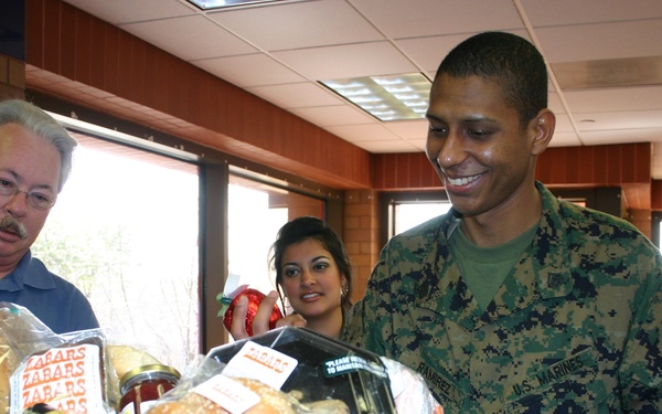 Wounded Warrior Marine Receives Taste of Home at Texas Hospital