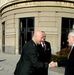 National Guard Chief Welcomes Defense Secretary to Senior Leadership Meeting