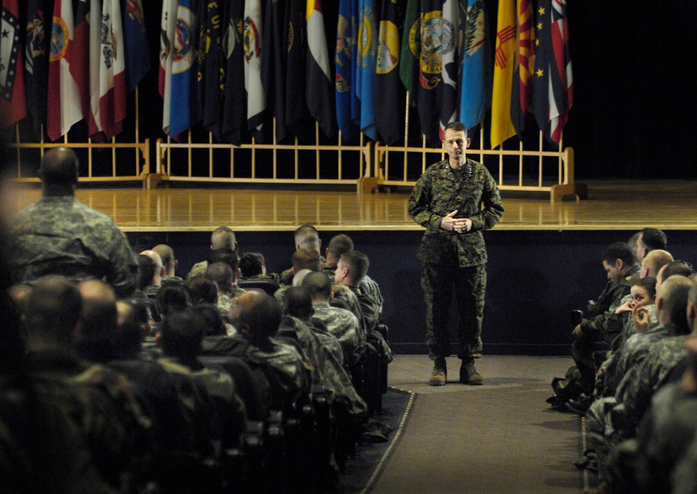 Gen. Pace Addresses Troops at Elmendorf Air Force Base