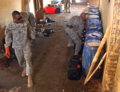 Coalition Forces Uncover Bomb-Making Materials in Salman Pak, Iraq